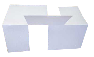 example of folded paper
